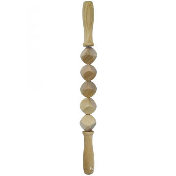 Health care wood roller massager for body